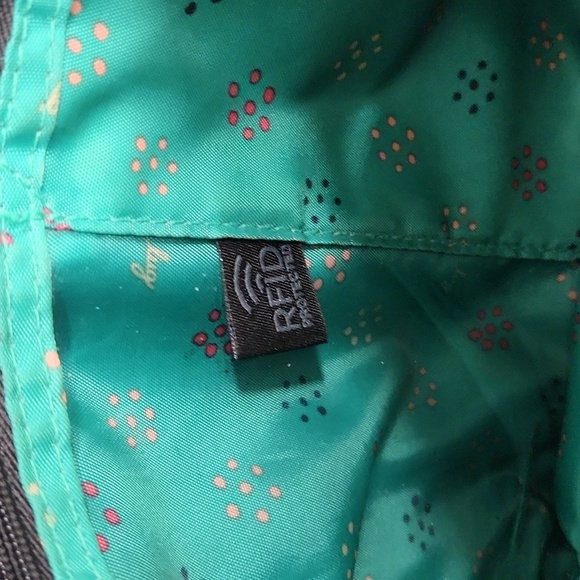 Lug Swivel Convertible Crossbody or Shoulder Bag Bloom Black RFID Expandable - Picture 6 of 6